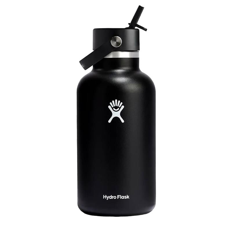HYDRO FLASK 64OZ WIDE MOUTH BOTTLE W/ FLEX STRAW CAP