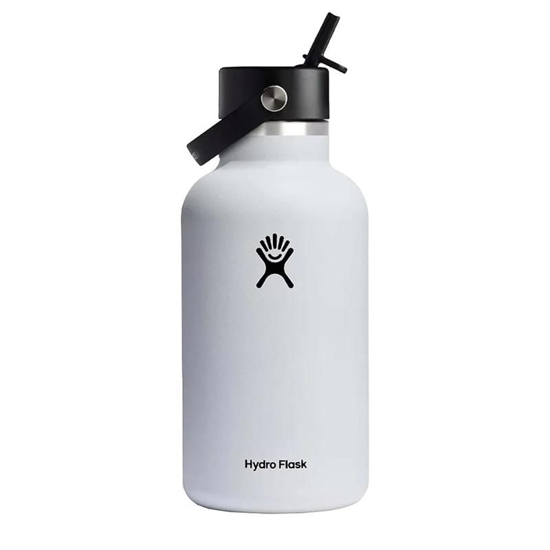 HYDRO FLASK 64OZ WIDE MOUTH BOTTLE W/ FLEX STRAW CAP