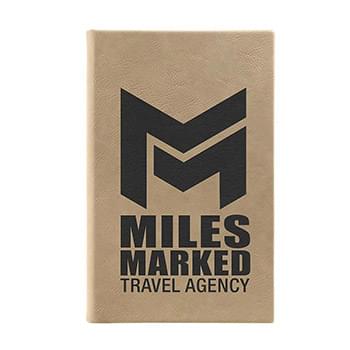 5 1/4&quot; x 8 1/4&quot; Laserable Leatherette Journal -Lined Paper