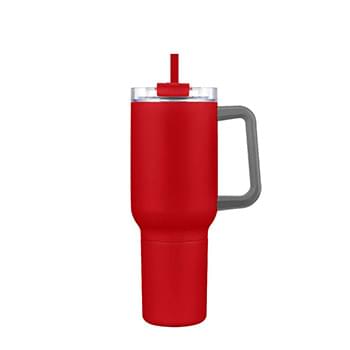 SLATE 21 OZ TRAVEL MUG W/ DETACHABLE 12 OZ CAN COOLER