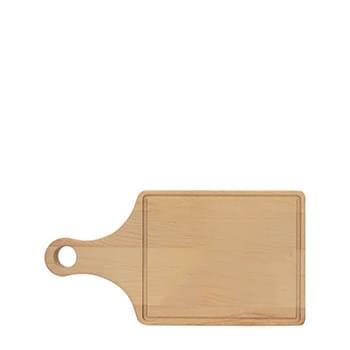 13 1/2" X 7" CUTTING BOARD PADDLE SHAPE WITH DRIP RING
